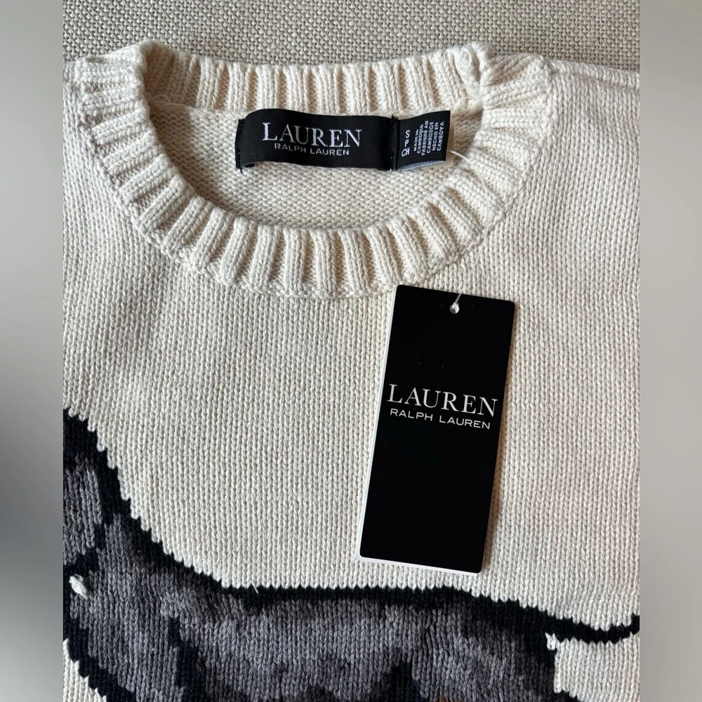 NWT Ralph Lauren Dachshund Dog Jumper Sweater S - Picture 2 of 3